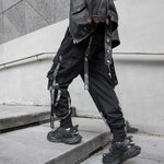 Miejski styl techwear spodnie cargo z nowoczesnym wyglądem