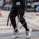 Miejski styl techwear spodnie cargo z nowoczesnym wyglądem