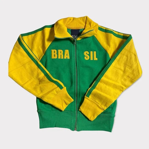 Vintage Brasil Y2k Sweatshirty z dużymi rozmiarami Zamek błyskawiczny.