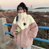 Kurtka z Polaru damskiego w stylu koreańskim