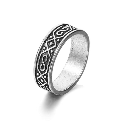 Pierścień E-Girl z połączonego powleczonego stali keltickiej