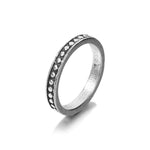 Minimalistyczny pierścionek dla E-Girls ze stali srebrnej