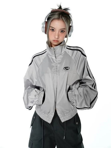 Kurtka E-Girl Moderne Retro-Streetwear w stylu Y2K